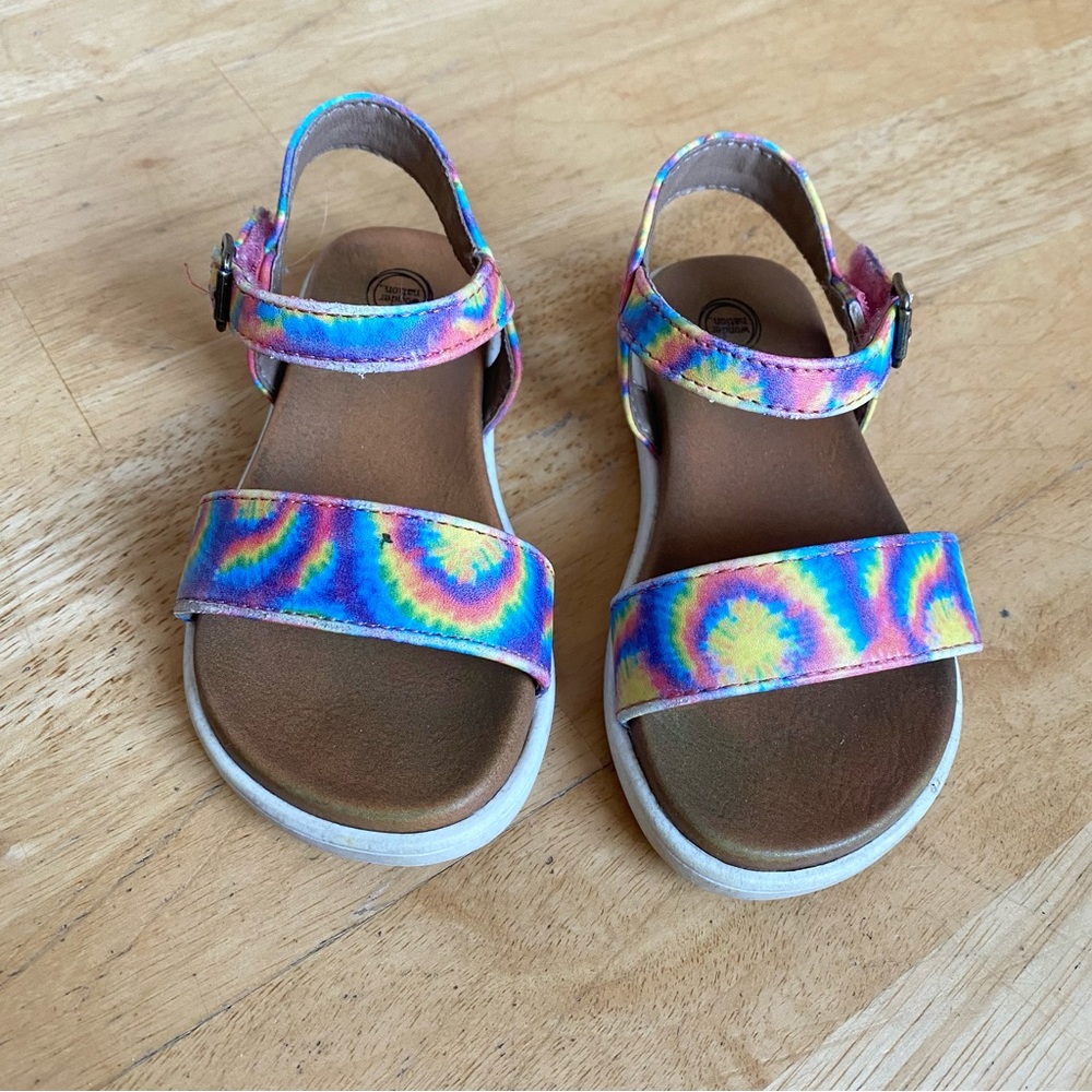 Tie Dye Sandals Toddler Size 7 Wonder Nation